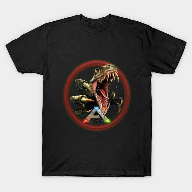 Ark survival Evolved Dino Attack T-Shirt by chrisioa